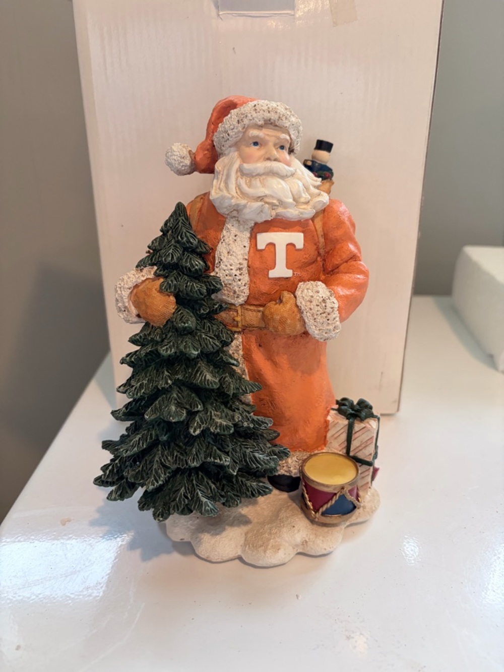 Tennessee Volunteers Collegiate Collectable Santa. First in Limited Series.